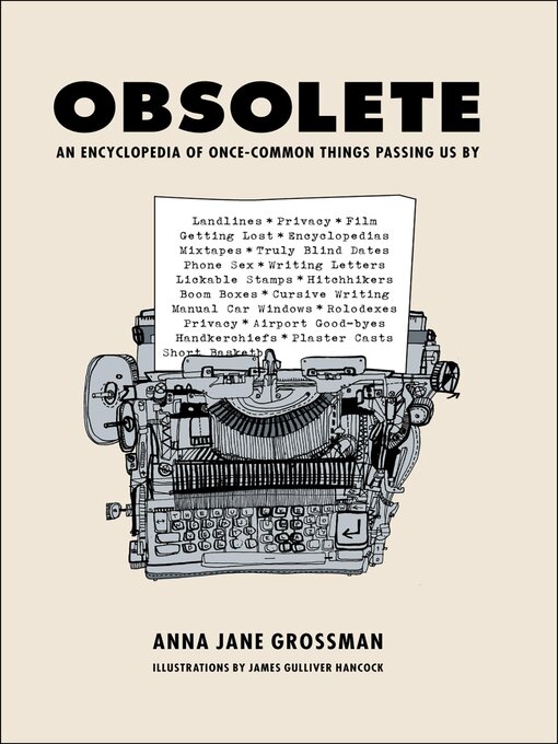Title details for Obsolete by Anna Jane Grossman - Available